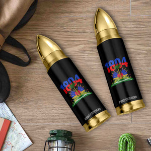 Haiti 1804 Independence Year Graphic Bullet Tumbler Haitian Pride Coat of Arms National Heritage TS02 Print Your Wear
