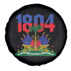 Haiti 1804 Independence Year Graphic Spare Tire Cover Haitian Pride Coat of Arms National Heritage TS02 Print Your Wear