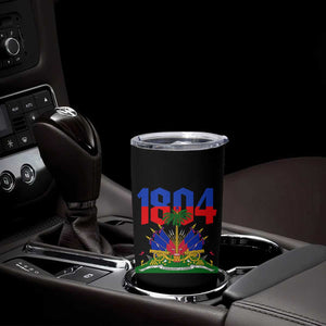 Haiti 1804 Independence Year Graphic Tumbler Cup Haitian Pride Coat of Arms National Heritage TS02 Print Your Wear
