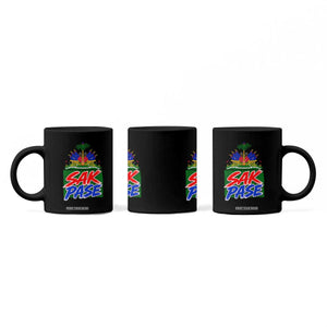 Sak Pase Haitian Creole Greeting Coffee Mug National Crest Cultural Haiti Pride TS02 Print Your Wear