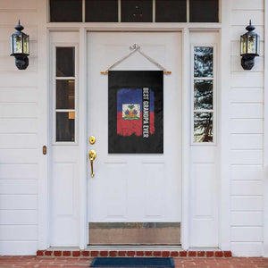 Best Grandpa Ever Haitian Granpapa Garden Flag Vintage Distressed Haiti Flag Father's Day TS02 Print Your Wear