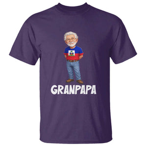 Granpapa Haitian Creole Grandpa Pride T Shirt Grandfather Hispanic Haiti Heritage Father's Day TS02 Purple Print Your Wear