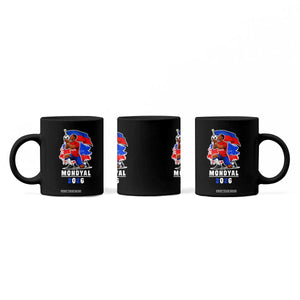 Mondyal 2026 Haiti Soccer Player Victory Celebration Graphic Coffee Mug Haitian Flag Football Sports Fan TS02 Print Your Wear