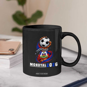 Mondyal 2026 Haiti Freedom Fist Broken Chains Soccer Graphic Coffee Mug Haitian Flag Football Sports Fan TS02 Print Your Wear