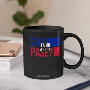 Sak Pase Haitian Creole Coffee Mug Haiti Flag Heritage Pride TS02 Print Your Wear