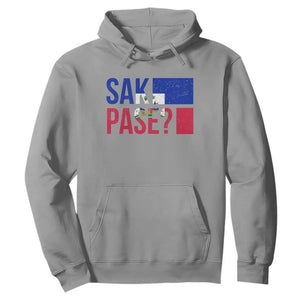 Sak Pase Haitian Creole Hoodie Haiti Flag Heritage Pride TS02 Sport Gray Print Your Wear