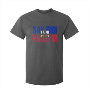 Sak Pase Haitian Creole T Shirt For Kid Haiti Flag Heritage Pride TS02 Dark Heather Print Your Wear