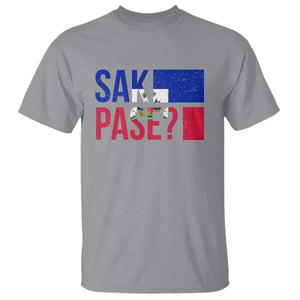 Sak Pase Haitian Creole T Shirt Haiti Flag Heritage Pride TS02 Sport Gray Print Your Wear
