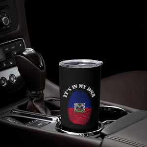 It's In My DNA Haitian Flag Fingerprint Graphic Tumbler Cup Haiti Heritage Pride TS02 Print Your Wear