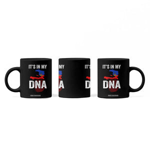 It's In My DNA Haitian Map and Fingerprint Flag Graphic Coffee Mug Haiti Heritage Pride TS02 Print Your Wear