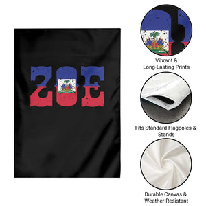 Zoe Haitian Pride Garden Flag Haiti Flag Culture Heritage Pride TS02 Print Your Wear