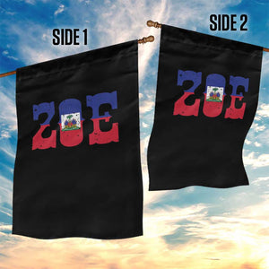 Zoe Haitian Pride Garden Flag Haiti Flag Culture Heritage Pride TS02 Print Your Wear