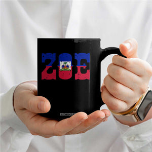Zoe Haitian Pride Coffee Mug Haiti Flag Culture Heritage Pride TS02 Print Your Wear