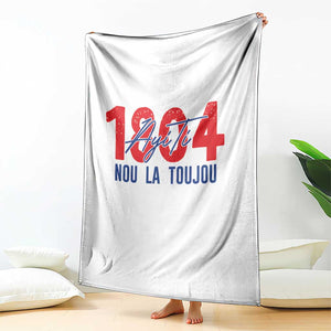 Haiti 1804 Ayiti Nou La Toujou Throw Blanket Independence Haiti Heritage Pride TS02 Print Your Wear