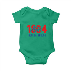 Haiti 1804 Ayiti Nou La Toujou Baby Onesie Independence Haiti Heritage Pride TS02 Irish Green Print Your Wear