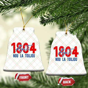 Haiti 1804 Ayiti Nou La Toujou Ceramic Ornament Independence Haiti Heritage Pride TS02 Print Your Wear