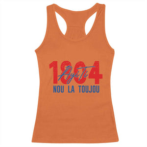 Haiti 1804 Ayiti Nou La Toujou Racerback Tank Top Independence Haiti Heritage Pride TS02 Orange Print Your Wear