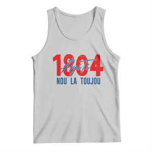 Haiti 1804 Ayiti Nou La Toujou Tank Top Independence Haiti Heritage Pride TS02 Ash Print Your Wear