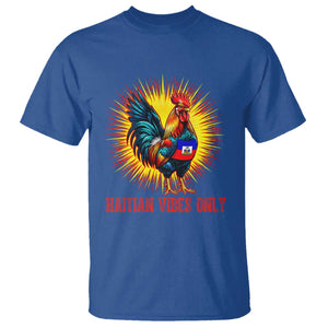 Proud Haitian Rooster Flag T Shirt Majestic National Symbol Haiti Heritage Pride TS02 Royal Blue Print Your Wear