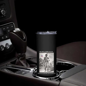 Haitian Revolution Toussaint Louverture Skinny Tumbler We Will Rise Again Historic Graphic TS02 Print Your Wear