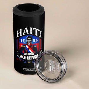 1804 First Black Republic Vintage Graphic 4 in 1 Can Cooler Tumbler Jean Jacques Dessalines Historic TS02 Print Your Wear