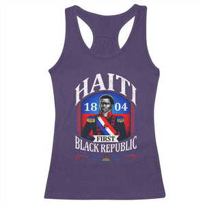 1804 First Black Republic Vintage Graphic Racerback Tank Top Jean Jacques Dessalines Historic TS02 Purple Print Your Wear