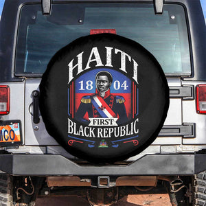 1804 First Black Republic Vintage Graphic Spare Tire Cover Jean Jacques Dessalines Historic TS02 No hole Black Print Your Wear
