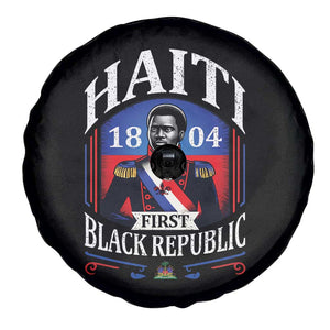 1804 First Black Republic Vintage Graphic Spare Tire Cover Jean Jacques Dessalines Historic TS02 Print Your Wear
