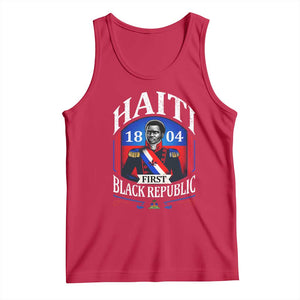 1804 First Black Republic Vintage Graphic Tank Top Jean Jacques Dessalines Historic TS02 Red Print Your Wear