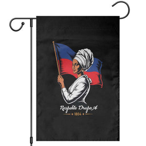 Respekte Drapo A 1804 Haitian Independence Day Garden Flag Proud Haitian Woman Flag Heritage