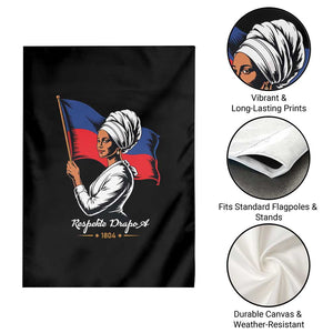 Respekte Drapo A 1804 Haitian Independence Day Garden Flag Proud Haitian Woman Flag Heritage