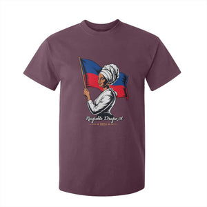 Respekte Drapo A 1804 Haitian Independence Day T Shirt For Kid Proud Haitian Woman Flag Heritage