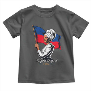 Respekte Drapo A 1804 Haitian Independence Day Toddler T Shirt Proud Haitian Woman Flag Heritage