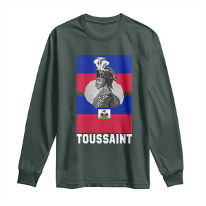 Toussaint Louverture Haitian Revolution Leader Long Sleeve Shirt Vintage General Portrait Haiti Freedom History