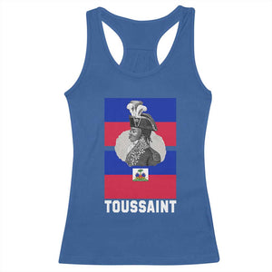 Toussaint Louverture Haitian Revolution Leader Racerback Tank Top Vintage General Portrait Haiti Freedom History