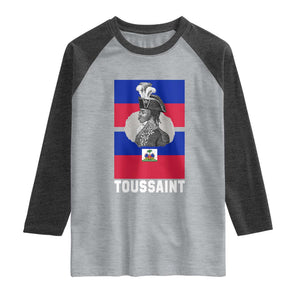 Toussaint Louverture Haitian Revolution Leader Raglan Shirt Vintage General Portrait Haiti Freedom History