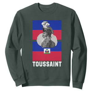 Toussaint Louverture Haitian Revolution Leader Sweatshirt Vintage General Portrait Haiti Freedom History