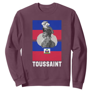 Toussaint Louverture Haitian Revolution Leader Sweatshirt Vintage General Portrait Haiti Freedom History