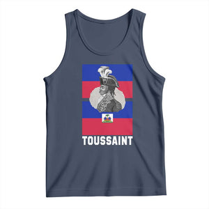 Toussaint Louverture Haitian Revolution Leader Tank Top Vintage General Portrait Haiti Freedom History