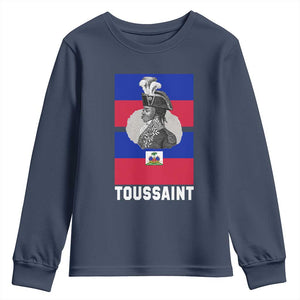 Toussaint Louverture Haitian Revolution Leader Youth Sweatshirt Vintage General Portrait Haiti Freedom History