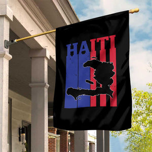 Vintage Retro Map of Haiti Garden Flag Haitian Heritage Pride Travel Souvenir TS02 Print Your Wear