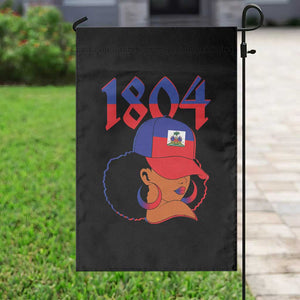 Haiti 1804 Curly Afro Queen Hoop Earrings Style Graphic Garden Flag Haitian Heritage Pride TS02 Print Your Wear