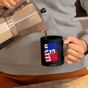 Haiti Flag Distressed Flag Graphic Coffee Mug Haitian Heritage Pride TS02 Print Your Wear