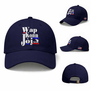 Wap Konn Joj Funny Haitian Creole Idiom Saying Baseball Cap Haiti Heritage Pride TS02 Baseball Cap Universal Fit Dark Blue Print Your Wear