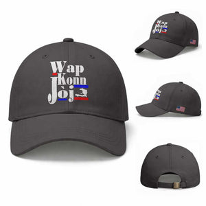 Wap Konn Joj Funny Haitian Creole Idiom Saying Baseball Cap Haiti Heritage Pride TS02 Baseball Cap Universal Fit Dark Gray Print Your Wear