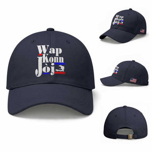 Wap Konn Joj Funny Haitian Creole Idiom Saying Baseball Cap Haiti Heritage Pride TS02 Baseball Cap Universal Fit Navy Print Your Wear