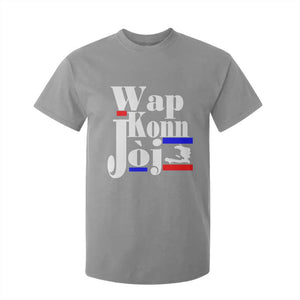 Wap Konn Joj Funny Haitian Creole Idiom Saying T Shirt For Kid Haiti Heritage Pride TS02 Sport Gray Print Your Wear