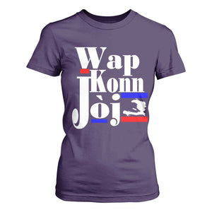 Wap Konn Joj Funny Haitian Creole Idiom Saying T Shirt For Women Haiti Heritage Pride TS02 Purple Print Your Wear