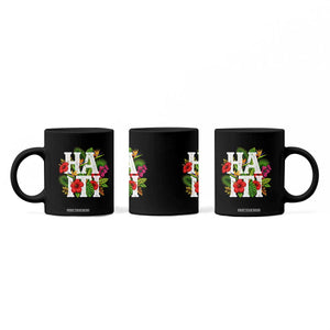Haiti Tropical Floral Hibiscus Palm Leaves Island Graphic Coffee Mug Haitian Heritage Pride TS02 Print Your Wear