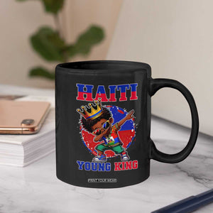 Haiti Young King Dabbing Boy Kids Graphic Coffee Mug Haitian Heritage Pride TS02 Print Your Wear